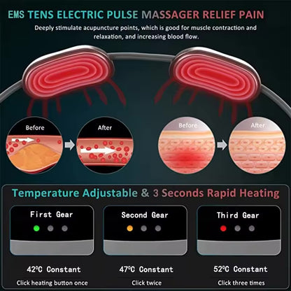 NeckRelief Pro™ – EMS Heat Therapy Massager