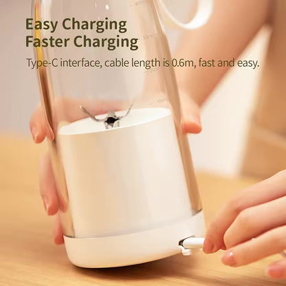 BlendGo Pro™ Portable Blender – 500ml Ice-Crushing Juicer